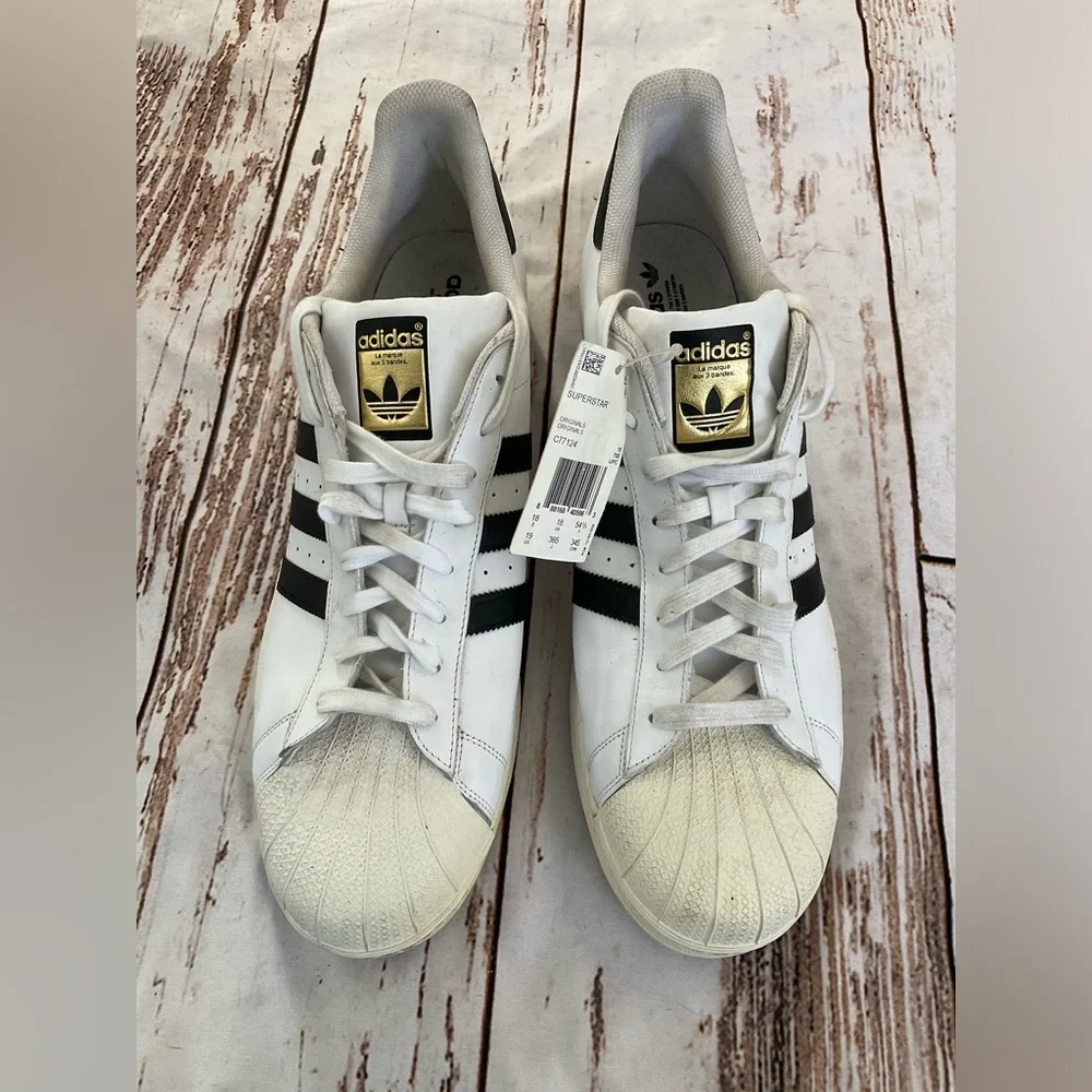 ADIDAS SIZE‎ 19 SUPERSTAR SHELL TOE SNEAKERS